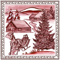 Christmas Wonderland Toile II