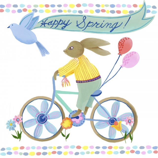 Bunnies on Bikes II