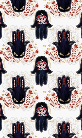 Folk Hand Hamsa Collection E