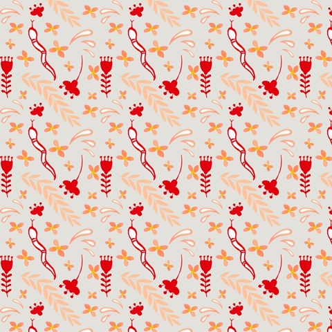 Folk Hand Hamsa Collection I