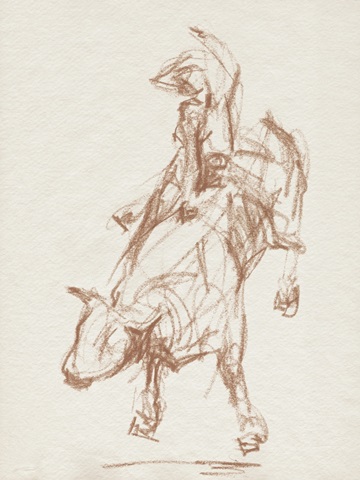 Rodeo Gestures in Sepia I