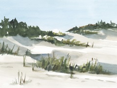 Watercolor Sand Dunes I