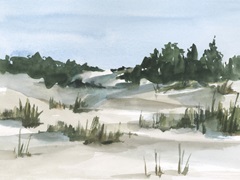 Watercolor Sand Dunes II