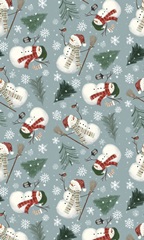 Jolly Snowman Collection E