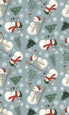 Jolly Snowman Collection E