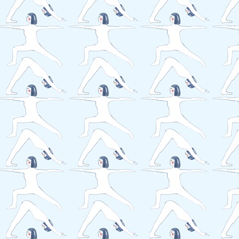 Meditation Garden Yoga Collection F