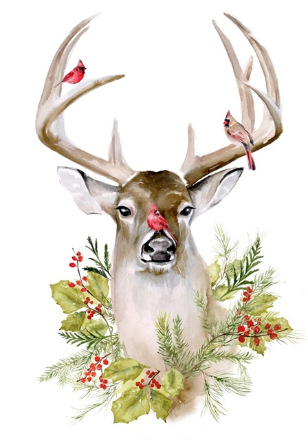 Holiday Deer Collection B