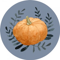 Autumn Orange & Blues Collection C