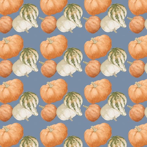 Autumn Orange & Blues Collection I