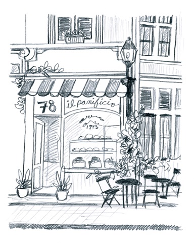 Italian Street Sketch I