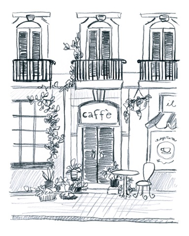 Italian Street Sketch III