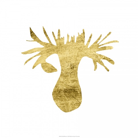 Gilded Silhouette I