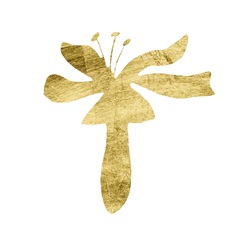 Gilded Silhouette III