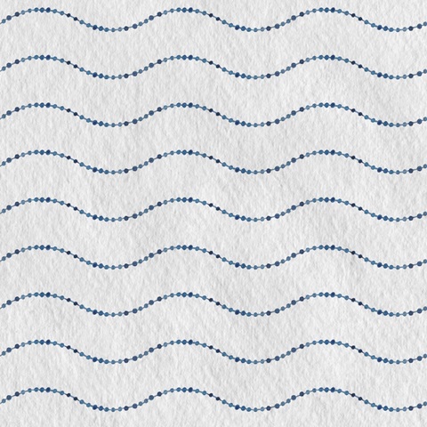 Indigo Ornament Collection H