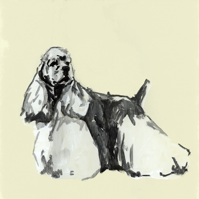 A Very Pastel Modern Dog VII