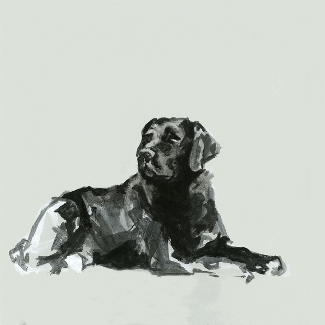 A Very Pastel Modern Dog VIII