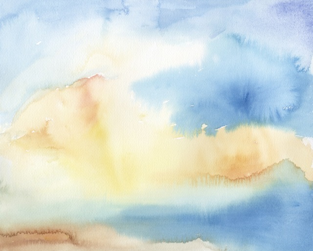 Watercolor Sky I