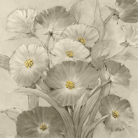 Monochrome Flower Garden I