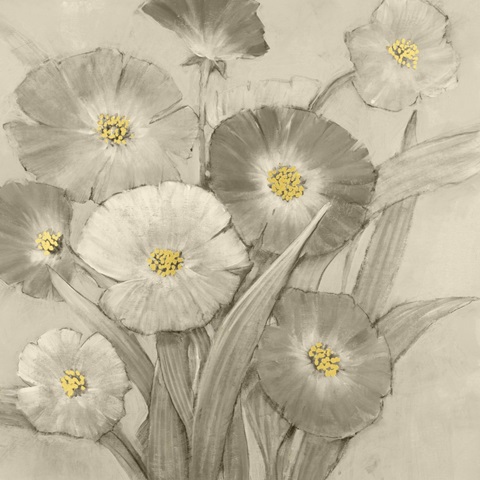 Monochrome Flower Garden II