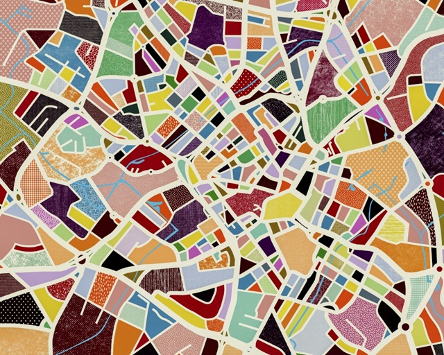 Modern Birmingham Map