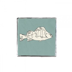 Block Print Fish III