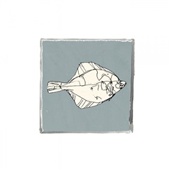 Block Print Fish V
