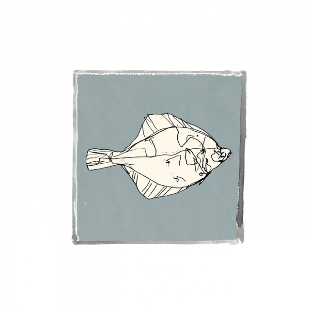 Block Print Fish V