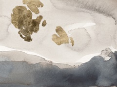 Watercolor with Gold IV