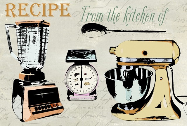 Retro Kitchen Appliance Collection A