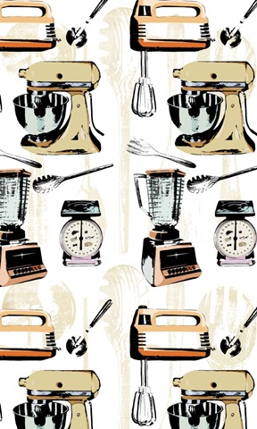 Retro Kitchen Appliance Collection E