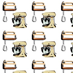 Retro Kitchen Appliance Collection F