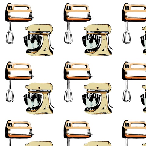 Retro Kitchen Appliance Collection F