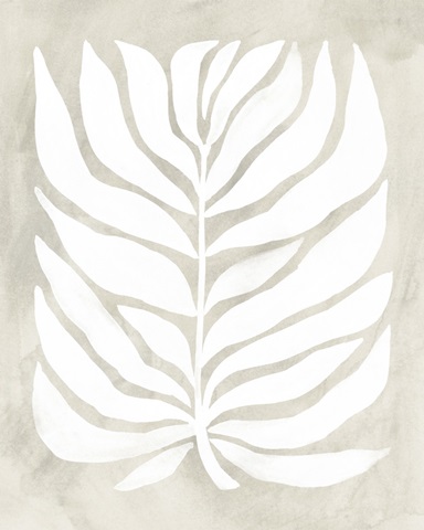 Palm Fossil Silhouette I