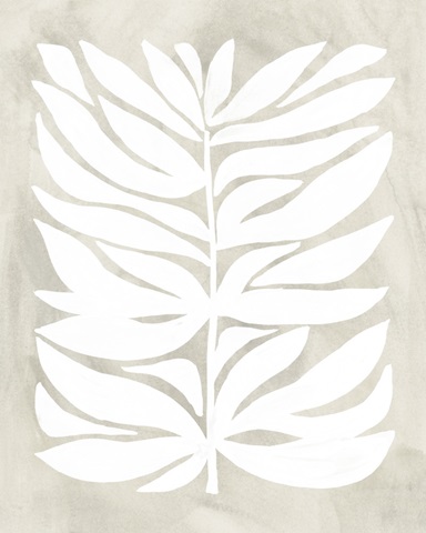 Palm Fossil Silhouette II