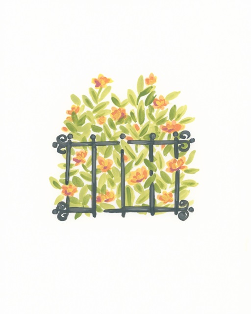 Wrought Iron Garden I