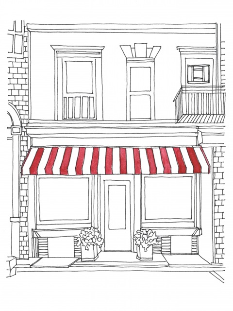 Striped Awning V