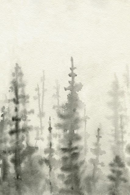 Ink Pine Woods I