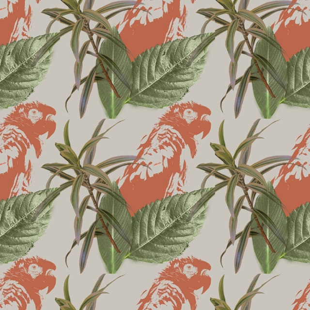 Graphic Tropical Bird Collection H