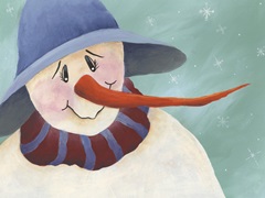 Carrot Nose Snowman II