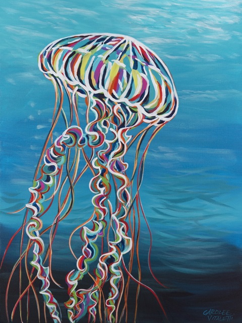 Colorful Jellyfish I