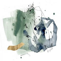 Green Splash Abstract III