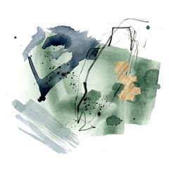 Green Splash Abstract IV