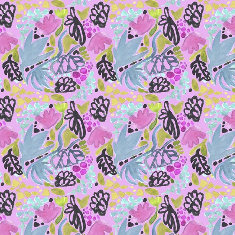 Painted Vase of Flowers Collection G