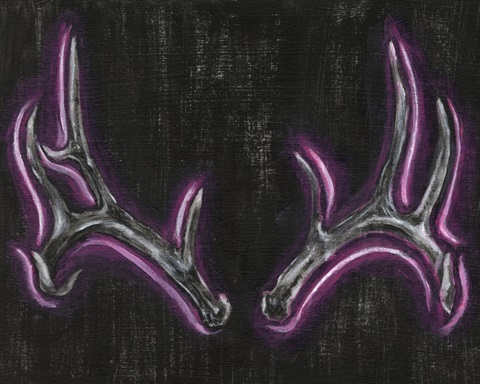 Neon Antlers I