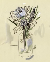 Hydrangea in the Bottle I