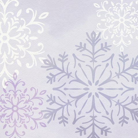 Pastel Snowflakes I