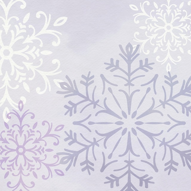 Pastel Snowflakes I