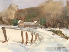 Connecticut Barns in Winter