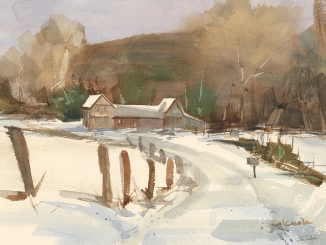 Connecticut Barns in Winter