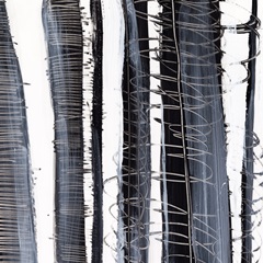 Scribble Birches II